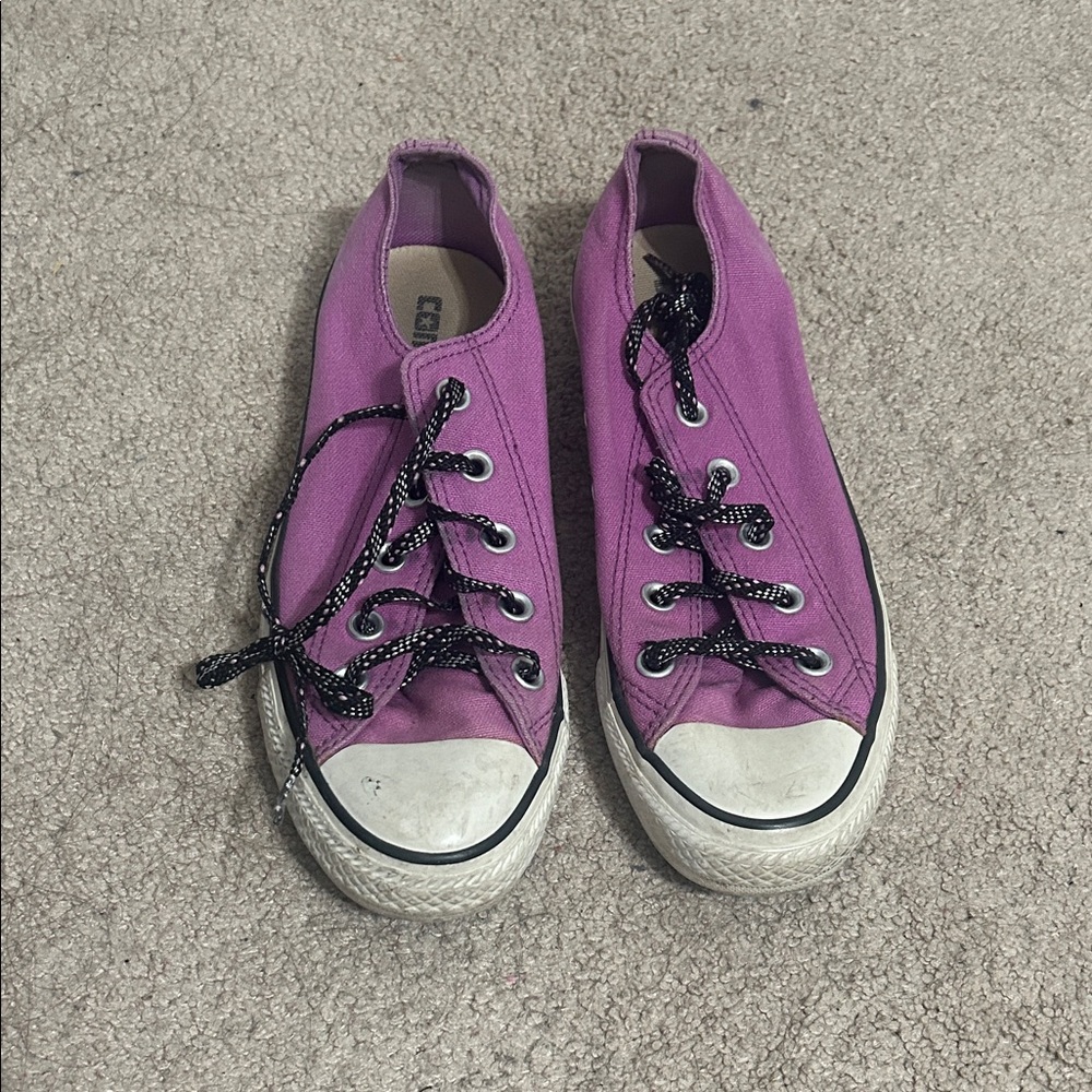 Converse Lilac Canvas Shoes